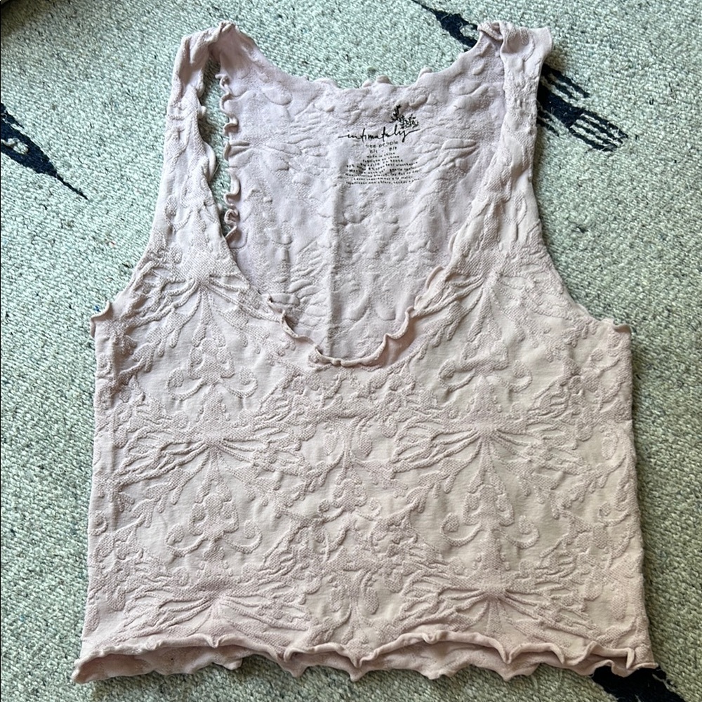 Free People Intimately FP Textured Tank Top